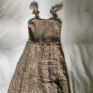 Cheetah print dress